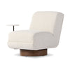 Bronwyn Swivel Chair with Side Table