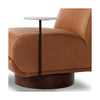 Bronwyn Swivel Chair with Side Table