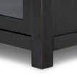 Admont Bookcase-Worn Black Veneer
