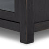 Admont Bookcase-Worn Black Veneer