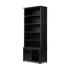 Admont Bookcase-Worn Black Veneer
