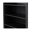 Admont Bookcase-Worn Black Veneer