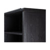 Admont Bookcase-Worn Black Veneer