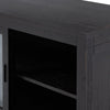 Admont Bookcase-Worn Black Veneer