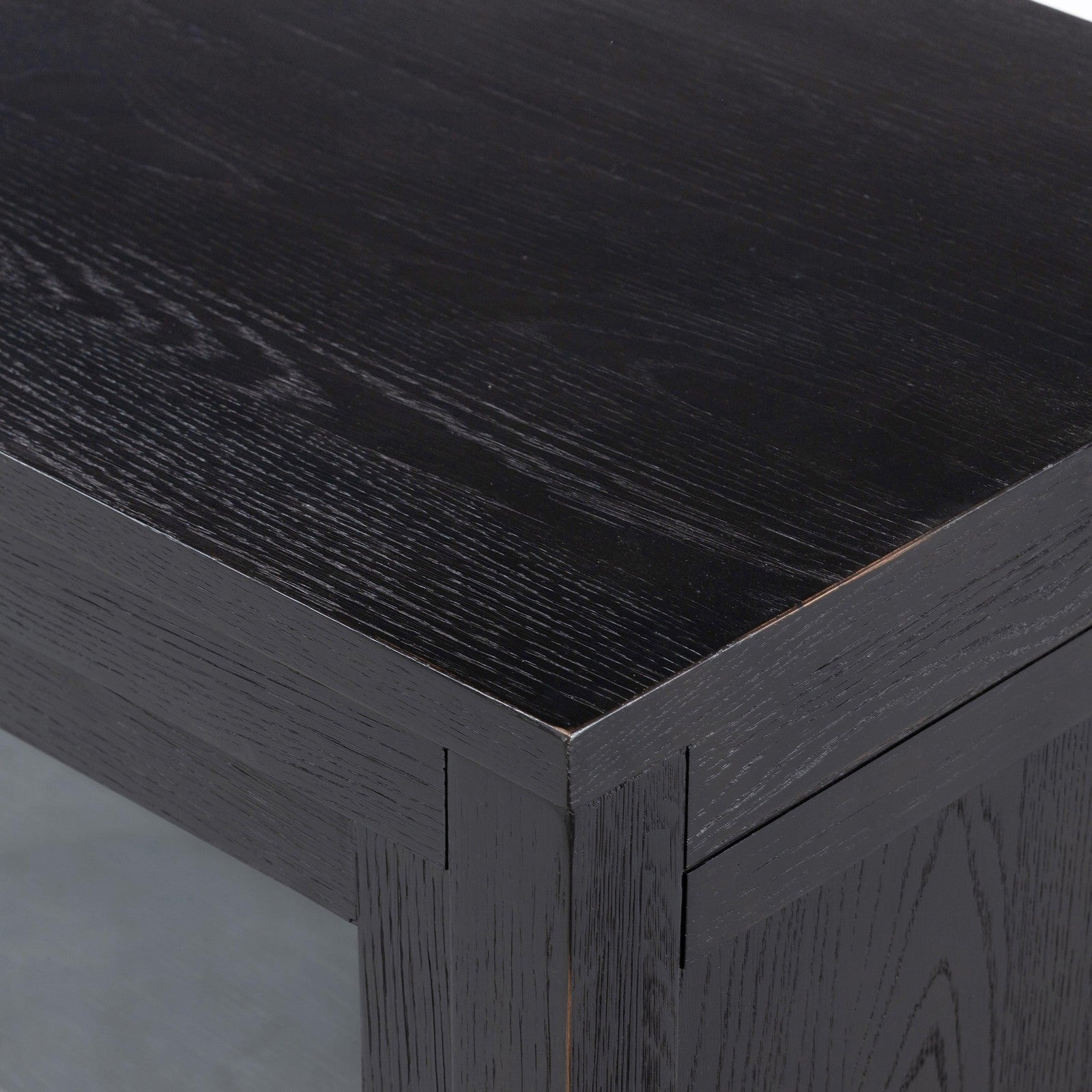 Admont Bookcase-Worn Black Veneer