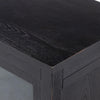 Admont Bookcase-Worn Black Veneer