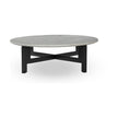 Marble Round Coffee Table With Iron