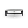 Marble Round Coffee Table With Iron
