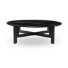 Marble Round Coffee Table With Iron