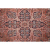 Feizy Rawlins 39HNF Transitional Medallion in Red/Tan/Pink