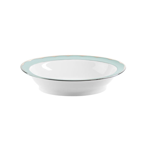 Haviland Illusion Vegetable Dish - Mint Platinum