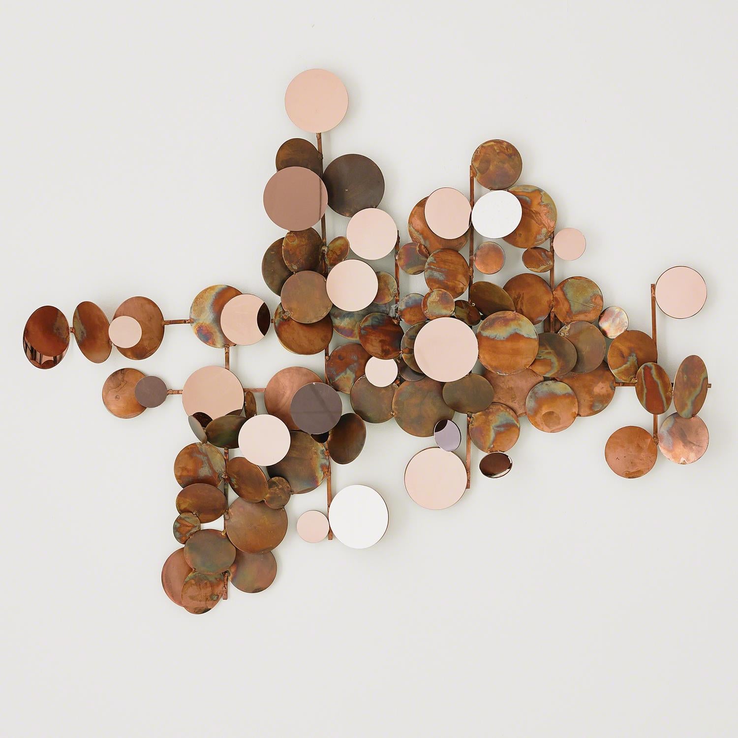 Global Views Dots Wall Decor - Copper