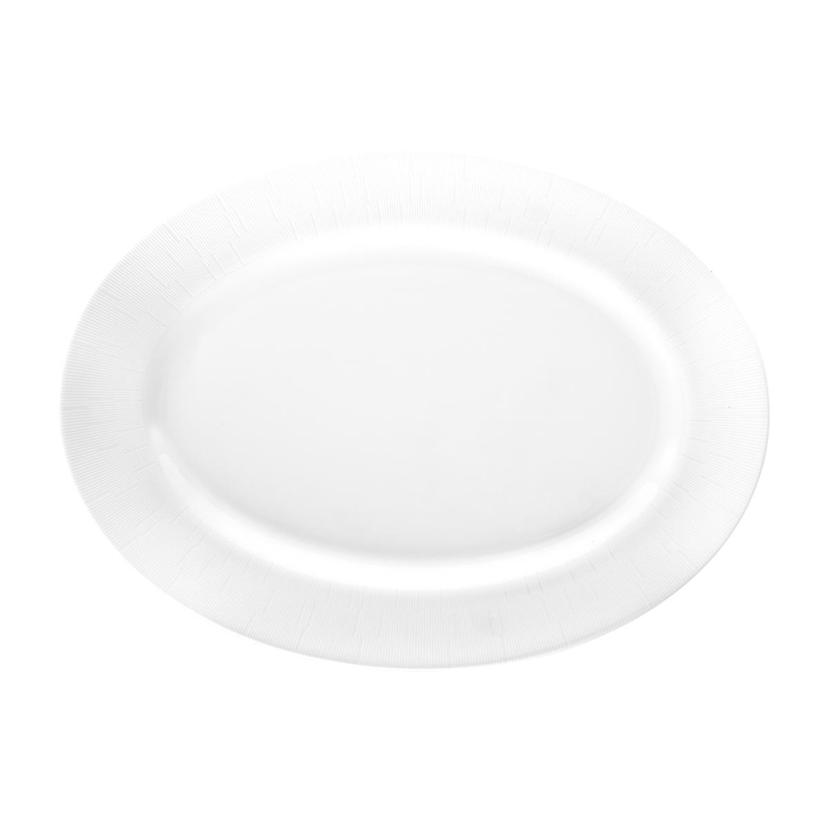 Haviland Infini Blanc Oval Dish - Large