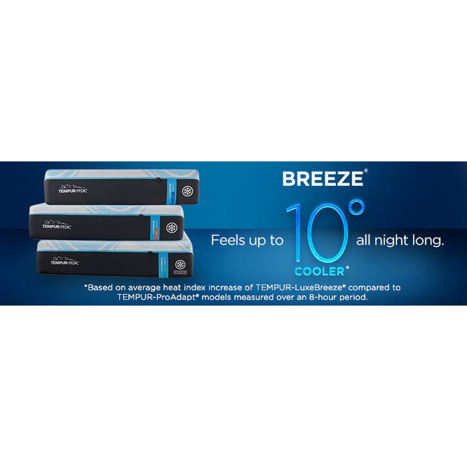 Tempur-Pedic LuxeBreeze Mattress - 10° Cooler