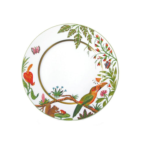 Haviland Alain Thomas Toucan Facing Right Dessert Plate