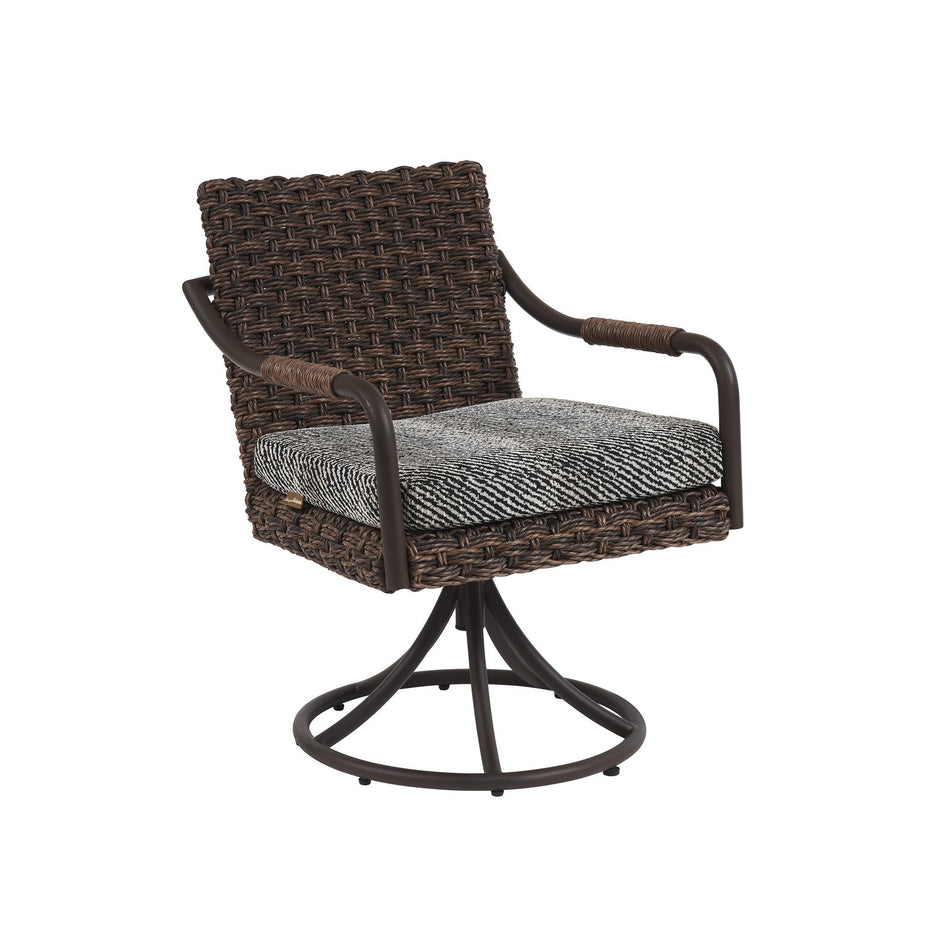 Tommy Bahama Outdoor Kilimanjaro Swivel Rocker Dining Chair