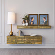 Global Views Abstract Block Four Door Cabinet
