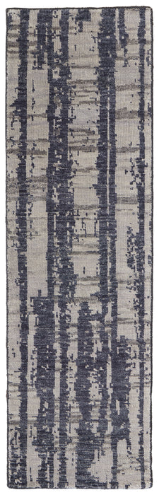 Feizy Altmar T6035 Rug in Navy/Beige