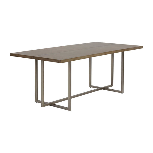 Sunpan Jade Dining Table - Antique Silver - Ash Grey - 79"