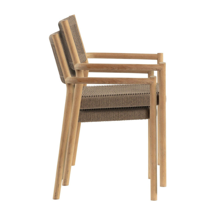 Sunpan Kavala Stackable Dining Armchair - Set of 2