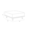 Sunpan Geneve Modular Ottoman