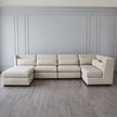 Global Views Alder Sectional Chair - Muslin