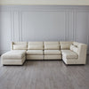 Global Views Alder Sectional Chair - Muslin