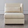 Global Views Alder Sectional Chair - Muslin