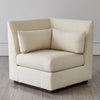 Global Views Alder Sectional Chair - Muslin