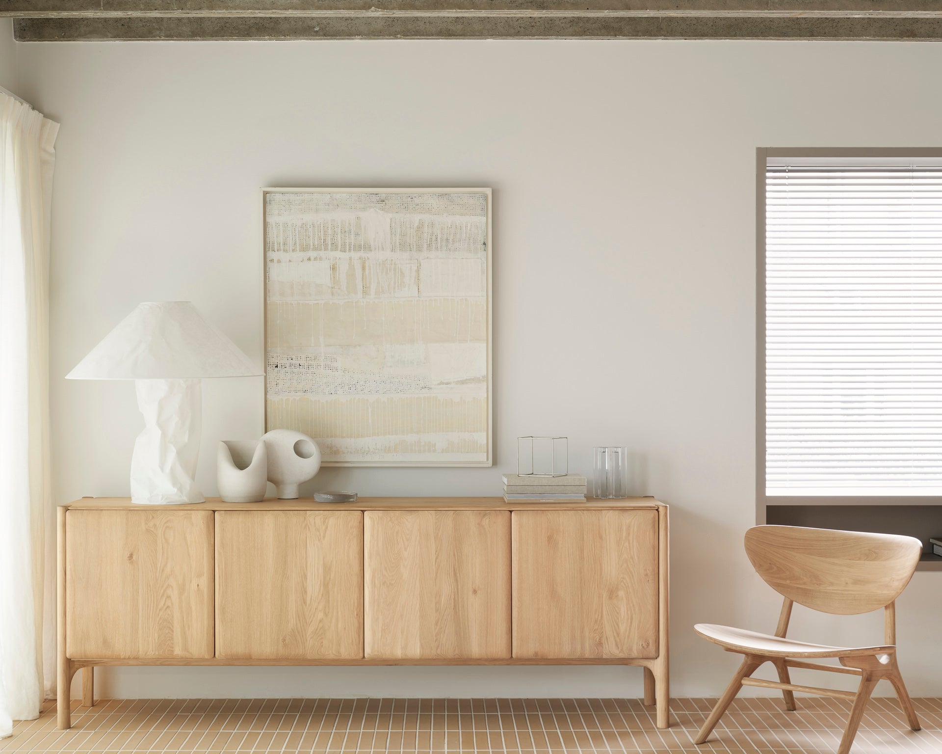 Ethnicraft Pi 4-Door Sideboard