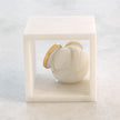 Global Views Alabaster Big Eyed Owl in Cube