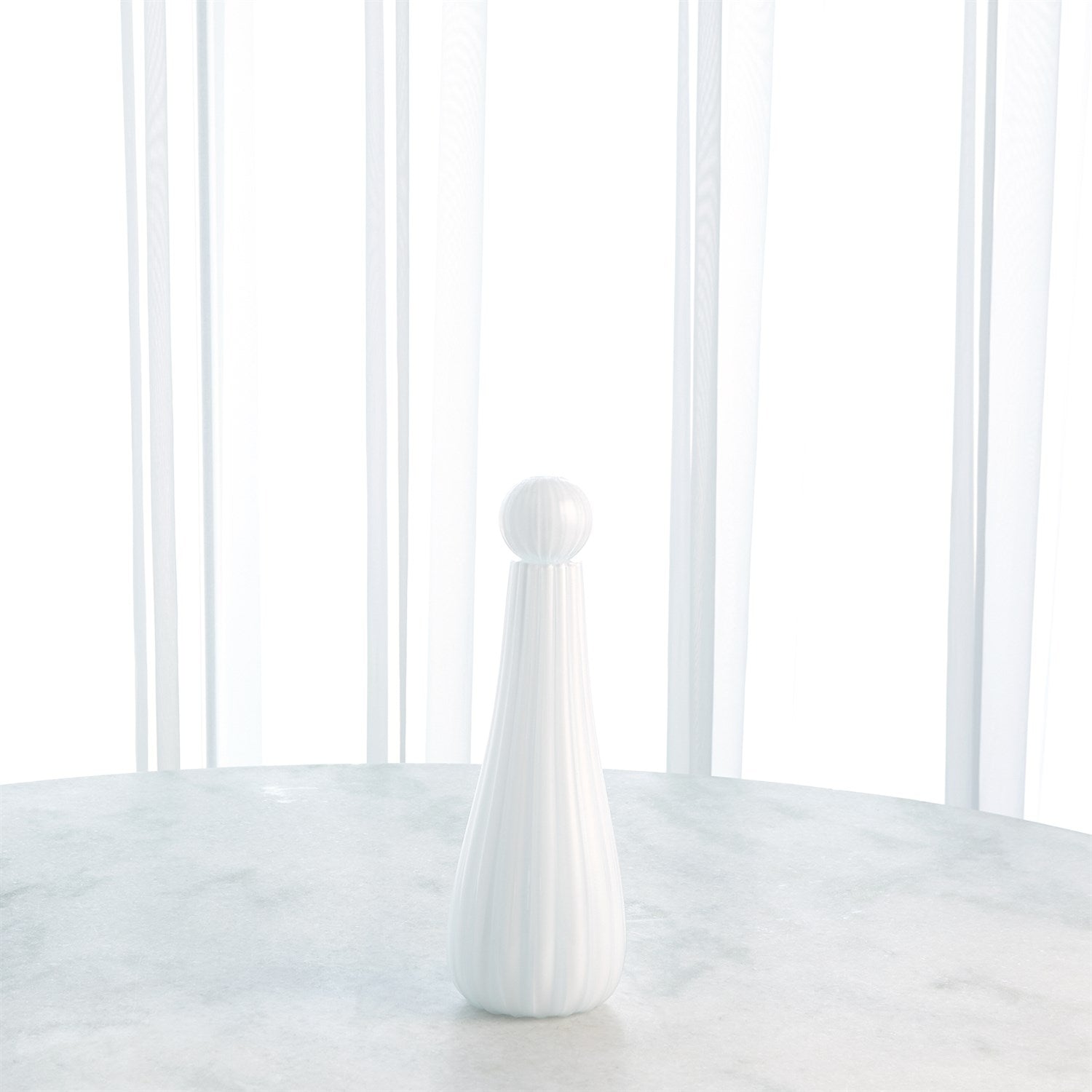 Global Views Circus Bottle - White