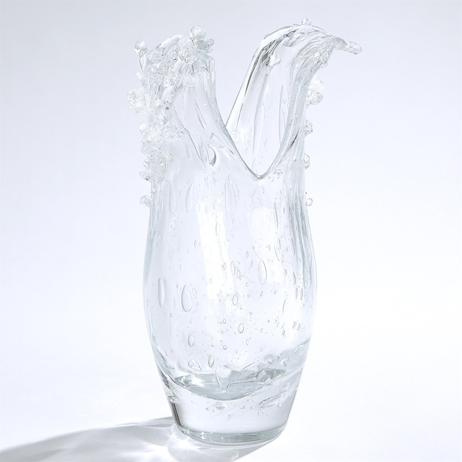 Global Views Dual Wave Bowl & Vase - Clear