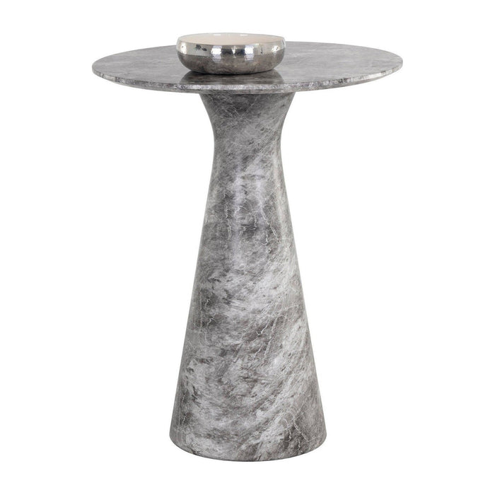 Sunpan Shelburne Bar Table - Marble Look - Grey