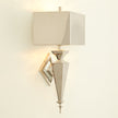 Global Views Diamond Sconce - Nickel