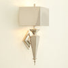 Global Views Diamond Sconce - Nickel