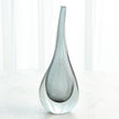 Global Views Stretched Neck Vase - Grey