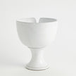 Global Views Long Nose Vases & Bowl - White
