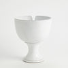 Global Views Long Nose Vases & Bowl - White