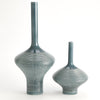 Global Views Ridged Bottle - Azure
