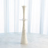 Global Views Center Flair Candle Stand - White