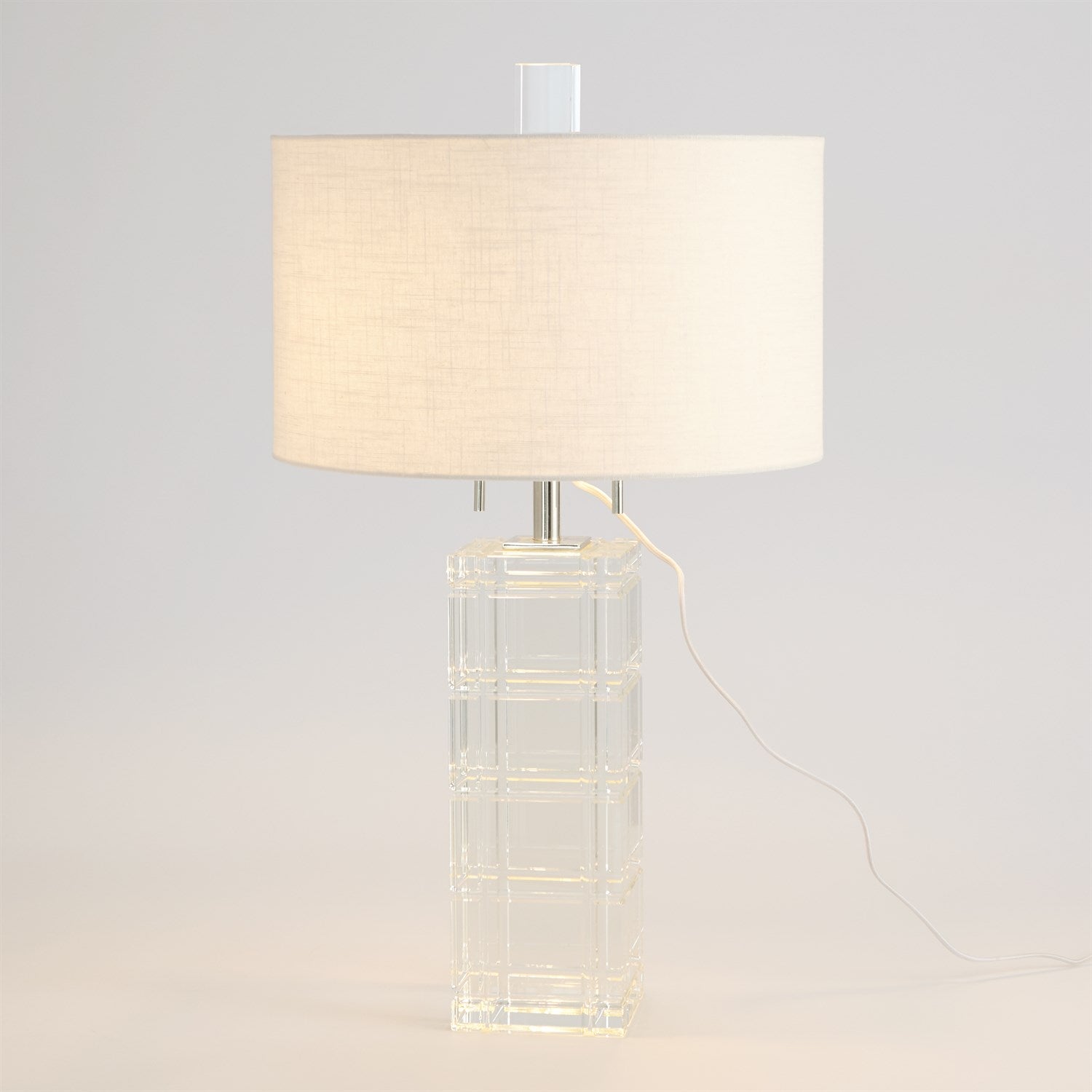 Global Views Crystal Plaid Lamp