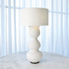 Global Views Torch Table Lamp - Matte White