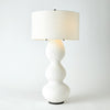 Global Views Torch Table Lamp - Matte White