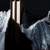 Global Views Mountain Summit Bookends - Black Marble - Set of 2
