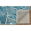 Feizy Lorrain 8920F Modern Abstract Rug in Blue/Ivory