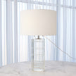 Global Views Crystal Plaid Lamp