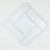 Global Views Diamond Shape Mirror - Silver Leaf