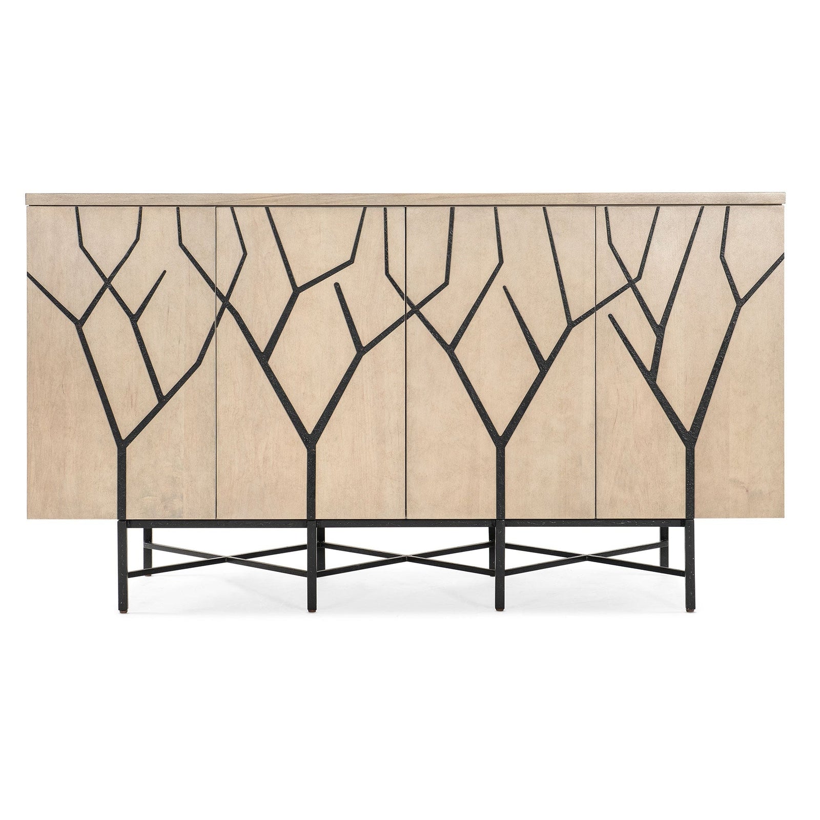 Hooker Furniture Melange Branched Four Door Entertainment Credenza