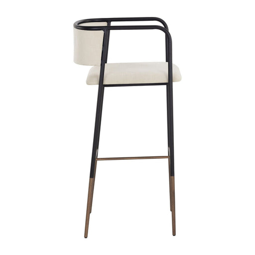 Sunpan Brenan Barstool - Zenith Alabaster